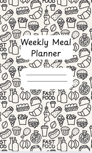 E-Book weekly meal planner