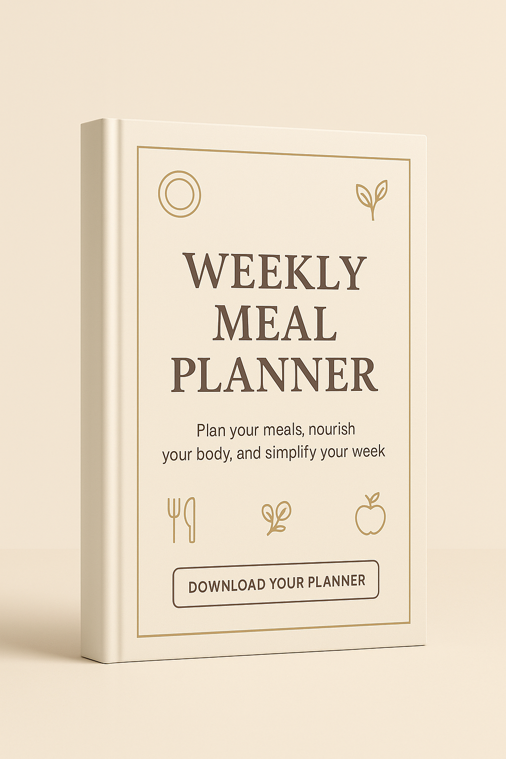 E-Book weekly meal planner